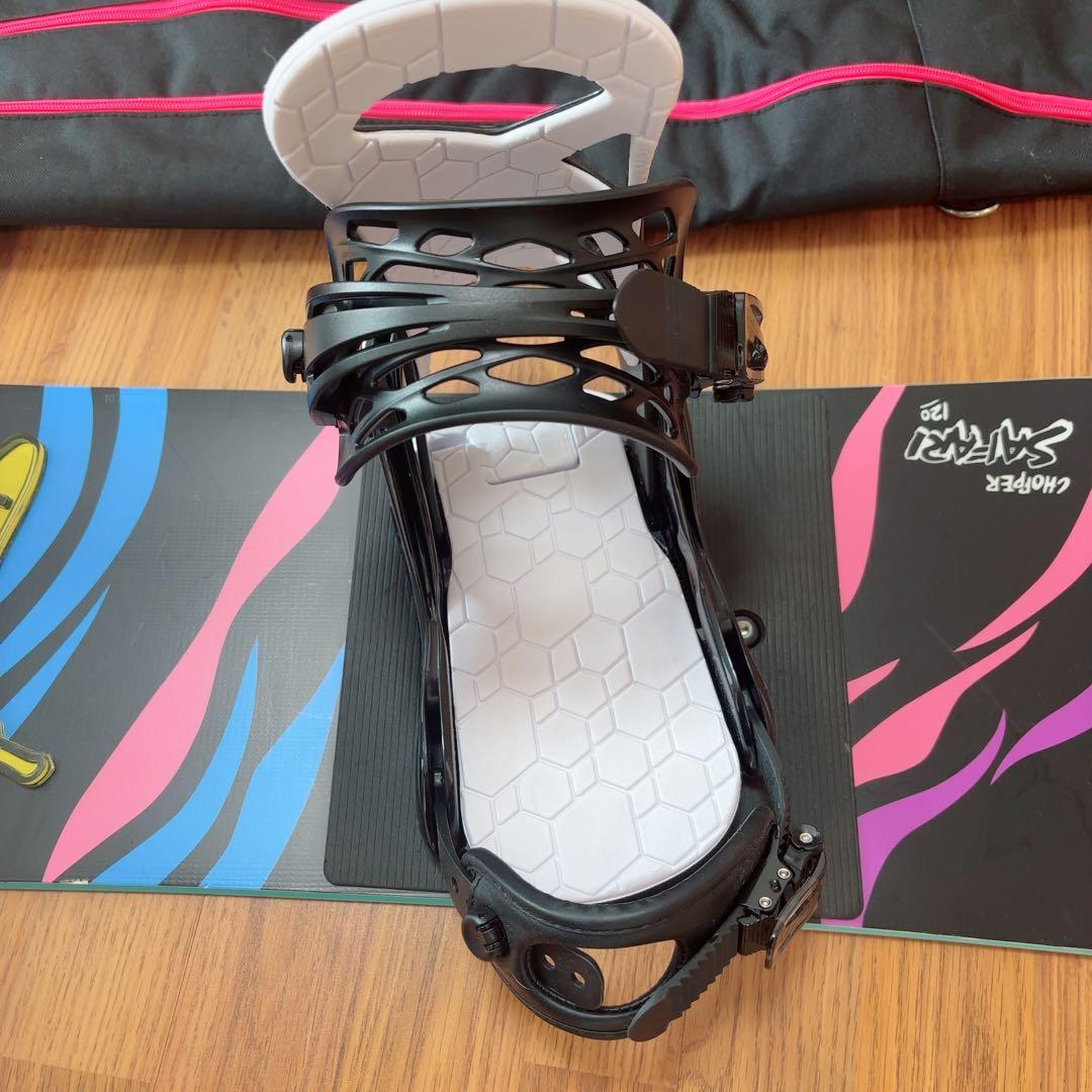 BURTON スノーボード120㌢＆ビンディング＆ボードバッグセット