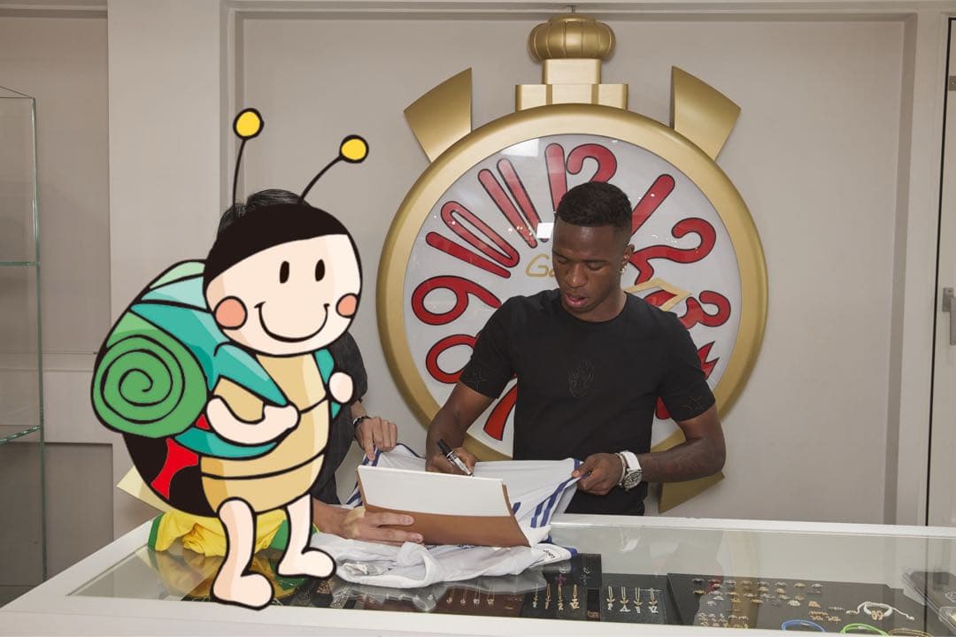 ヴィニシウス・ジュニオール　サイン入り　ユニフォーム　レアルマドリード　ブラジル