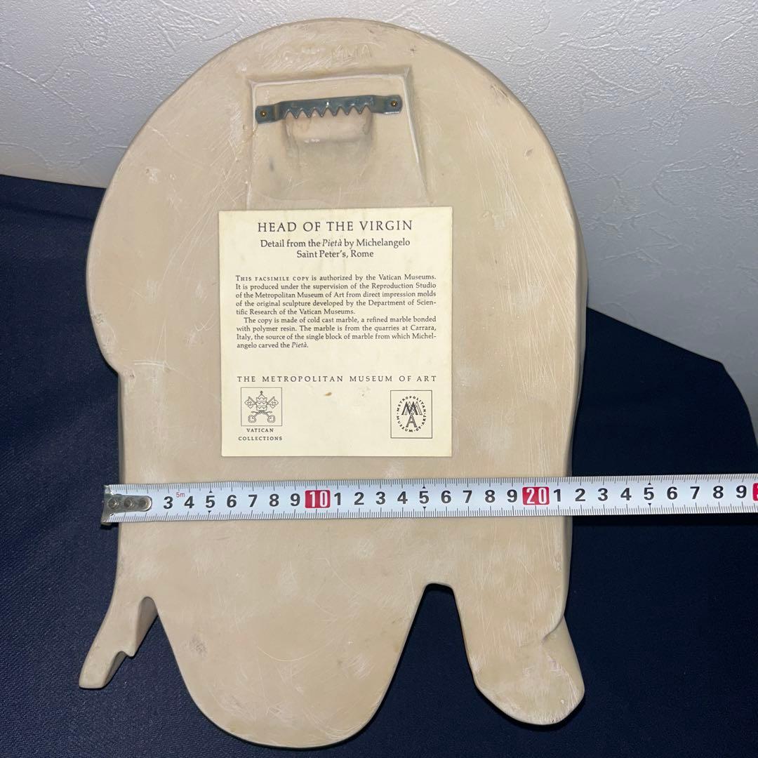 ピエタ　マリア様頭部像　メトロポリタン美術館　1982年