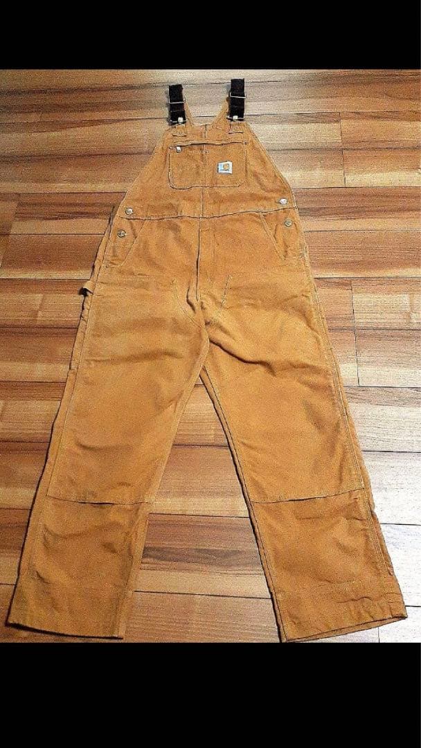希少！USA製！！ ★Carharttオーバーオール　36×32