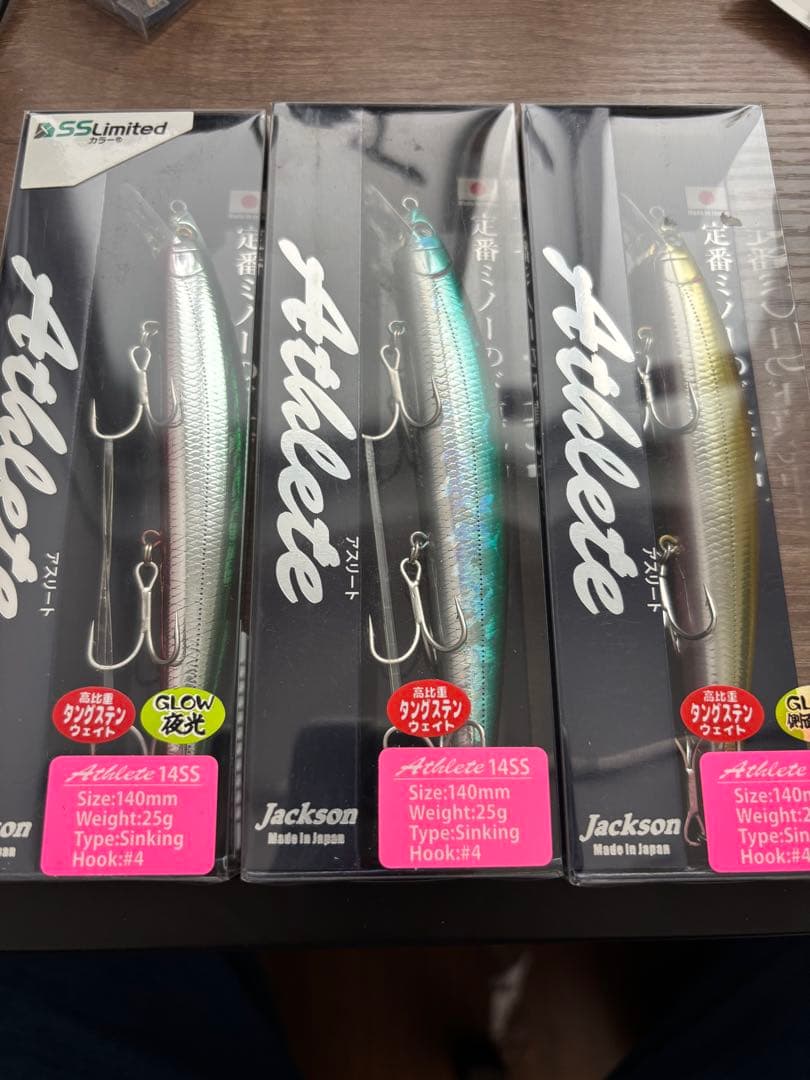 Jackson Athlete 14SS シンキングミノー 3個セット