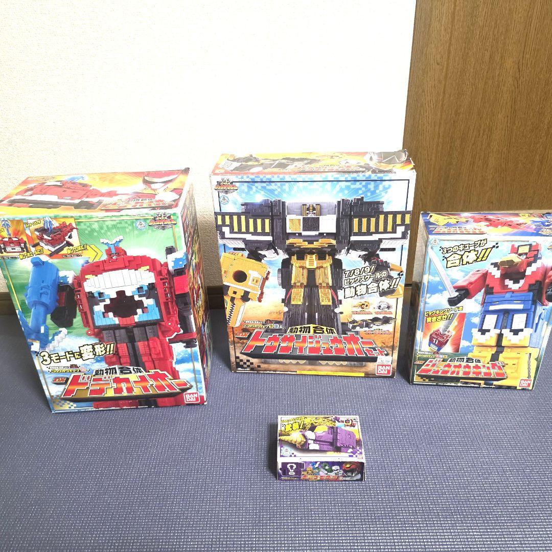 【152】バンダイ 動物戦隊 ジュウオウジャーDX　ロボセット