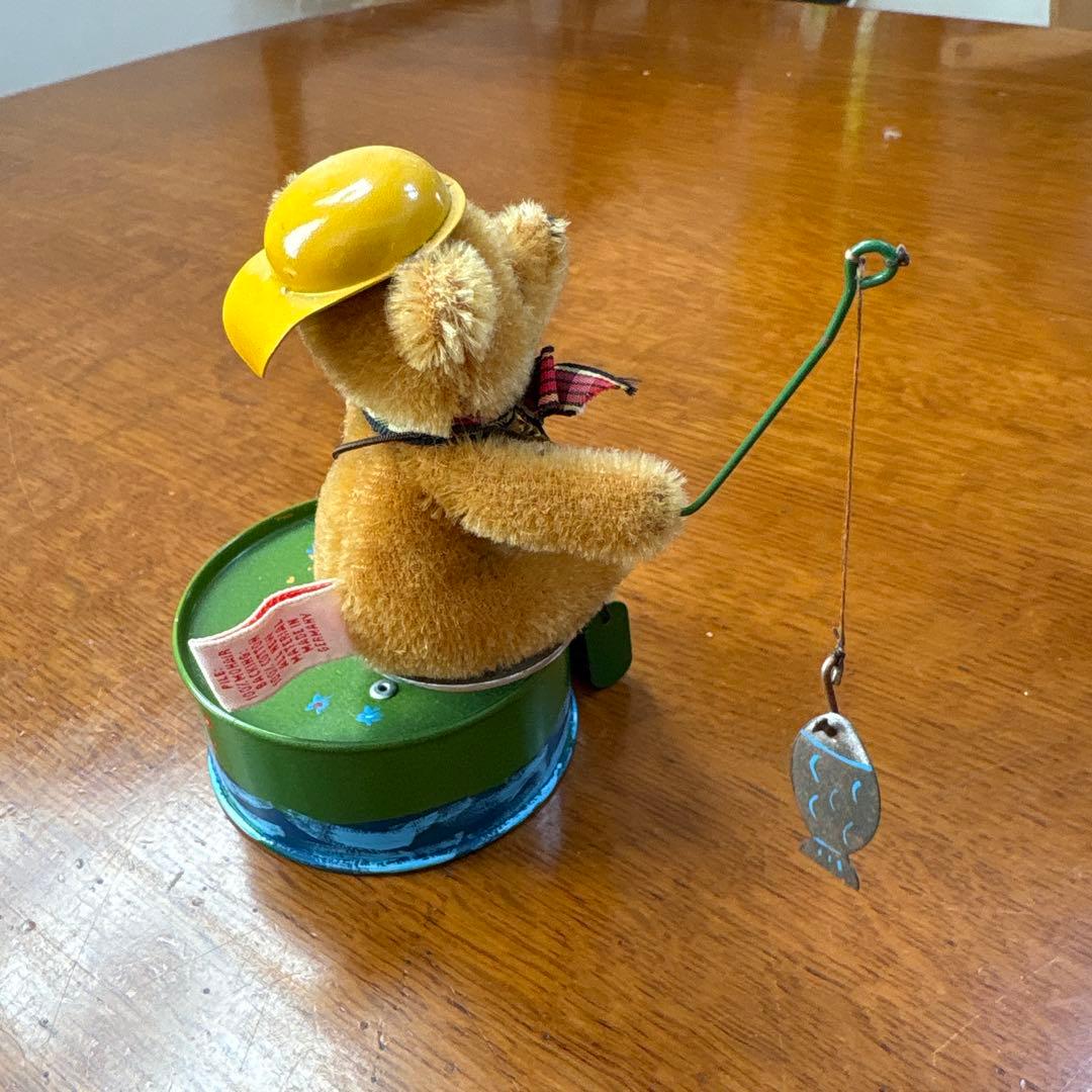 おもちゃ／ブリキ玩具 ／Hermannテディベア ティントイ/オルゴール