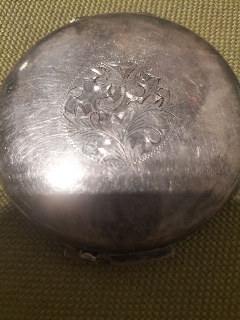 ヴィンテージ　純銀　コンパクト