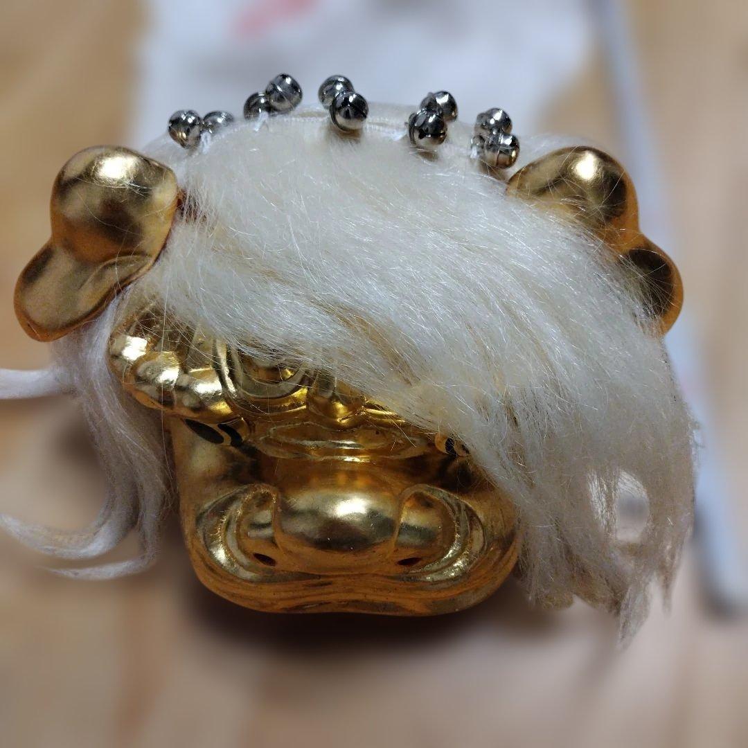 連獅子　白　親獅子　日本舞踊小道具