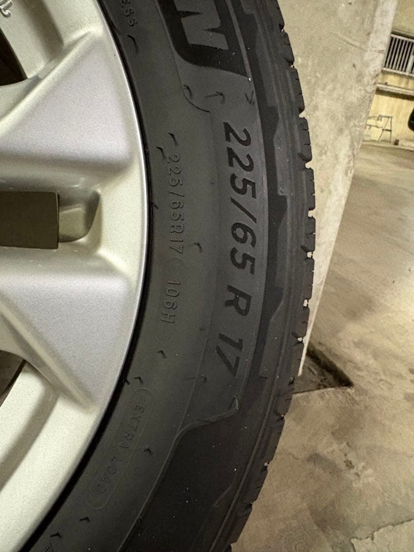 美品！t32エクストレイル17インチホイールセット！バリ山 225/65/17