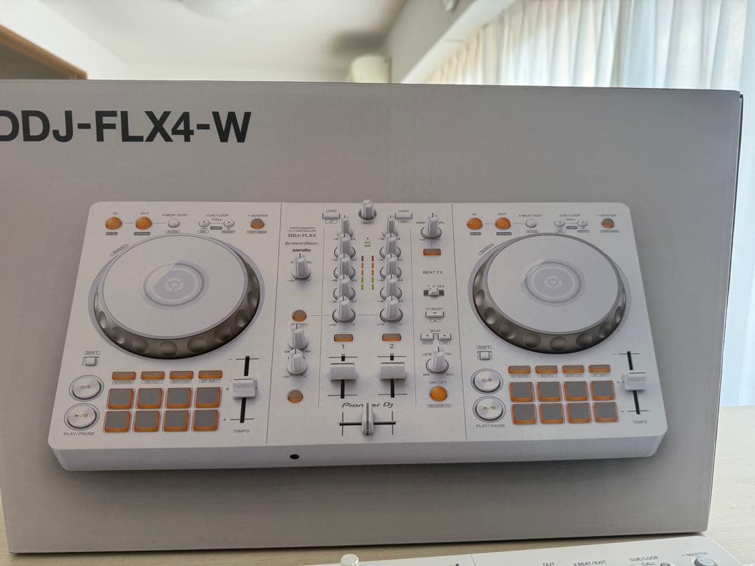 【美品】Pioneer DDJ-FLX4-W 2ch DJコントローラー