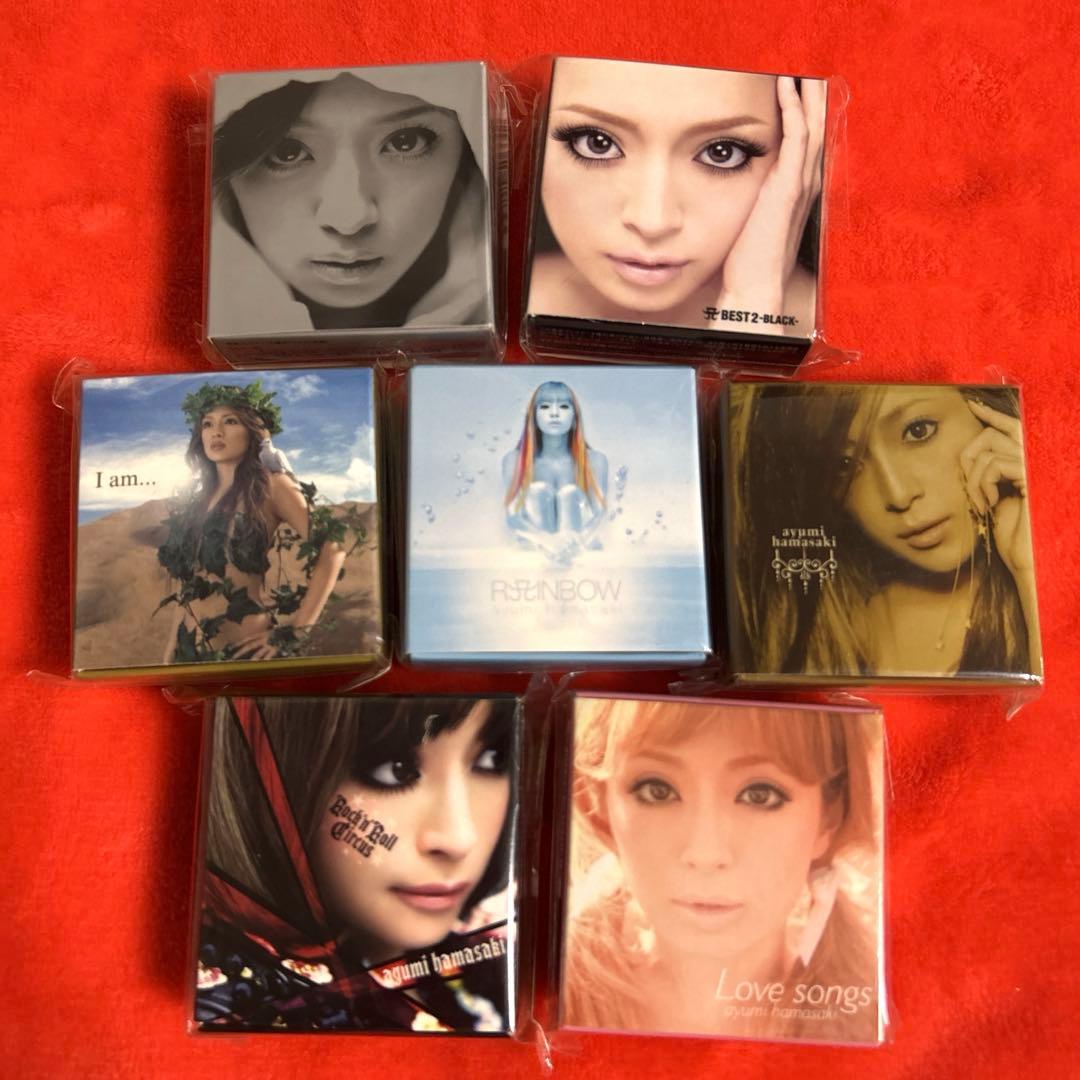 激レア　浜崎あゆみ　缶バッチ音楽プレイヤー　プレイボタン 7個　完全数量限定生産