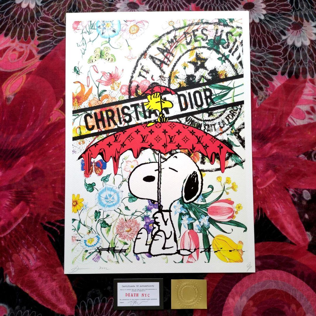 death nyc 世界限定100枚　スヌーピー　ウッドストック