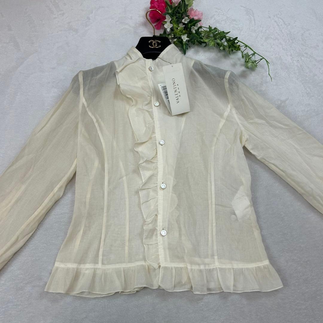 J426 新品未使用 タグ付き M 40 ヴァレンティノ ブラウス レディース