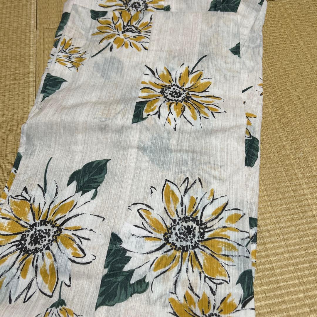 Ditaディータ　はんなりオトナ浴衣５点セット　夏色の向日葵しらべ