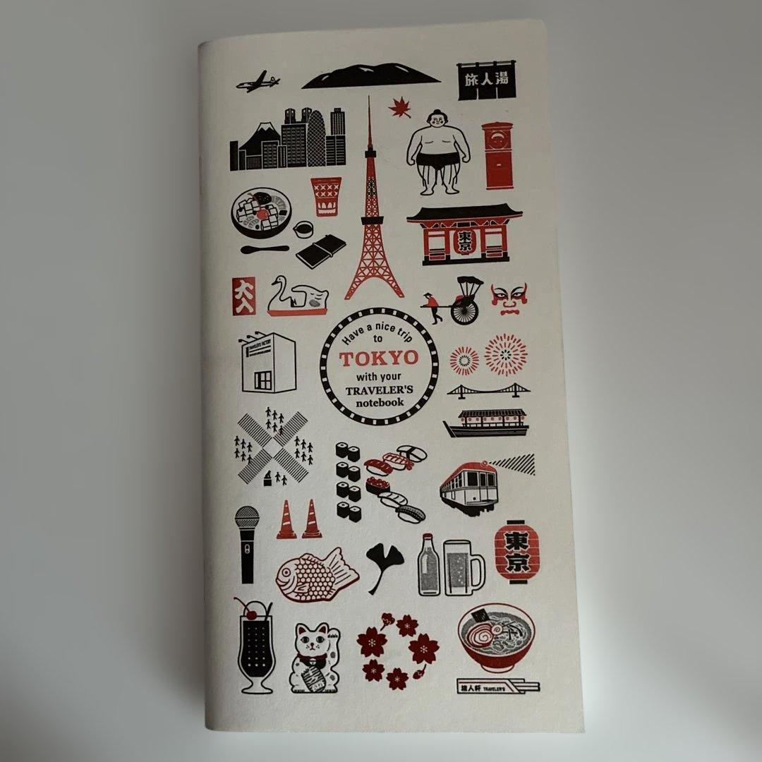 トラベラーズノートTOKYO EDITION黒 リフィル・ブラスチャームクリップ
