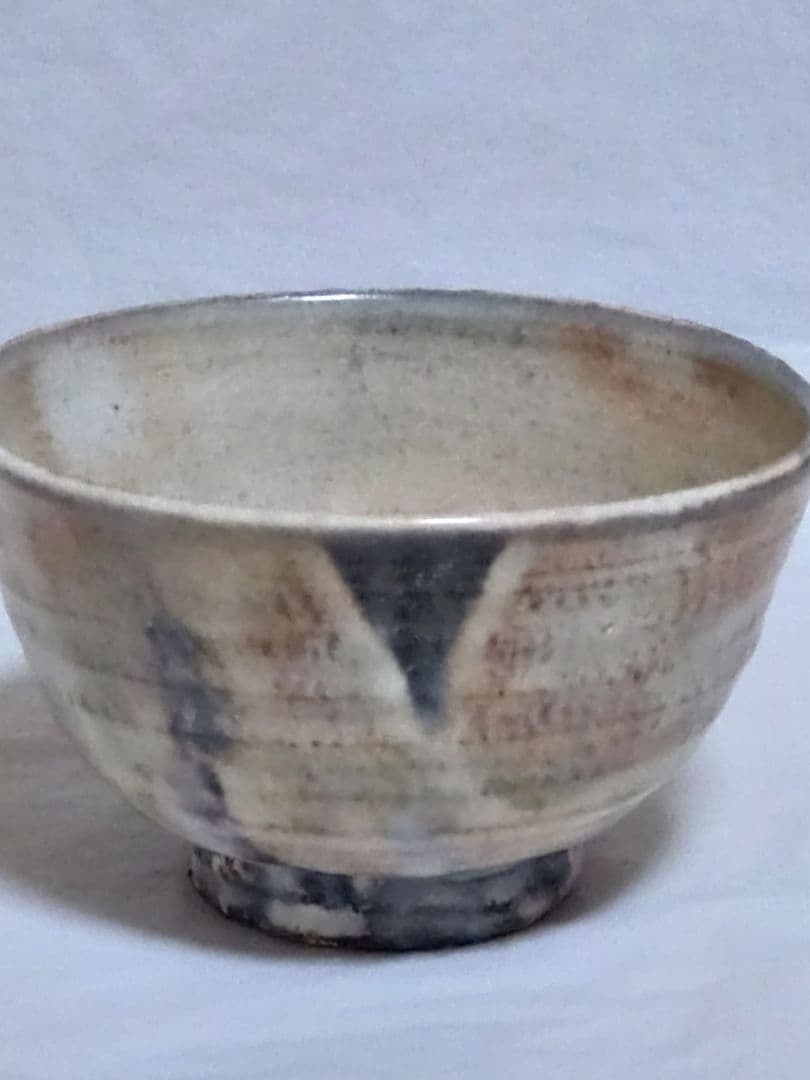 茶道具　京焼　祥雲窯　原清和造　粉引茶碗