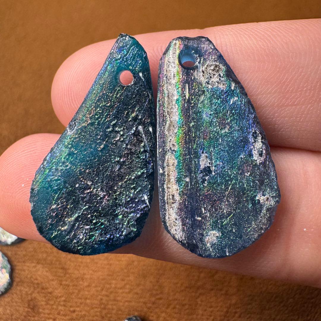 ✴︎高品質 ✴︎ローマングラス ボトル 破片 ローマ帝国 約1700年前