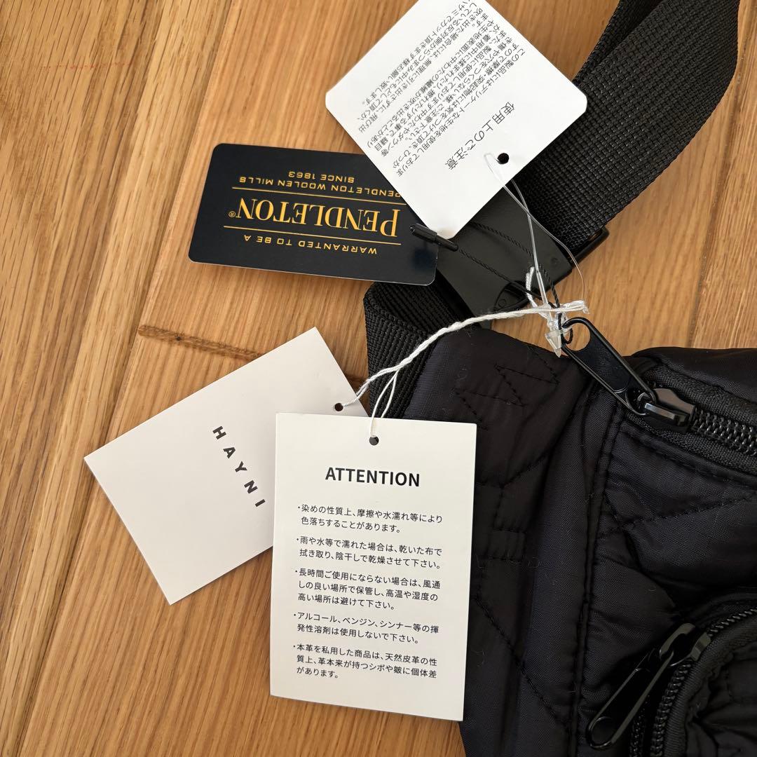 新品未使用タグ付き　ヘイニ別注PENDLETON ボディーバック