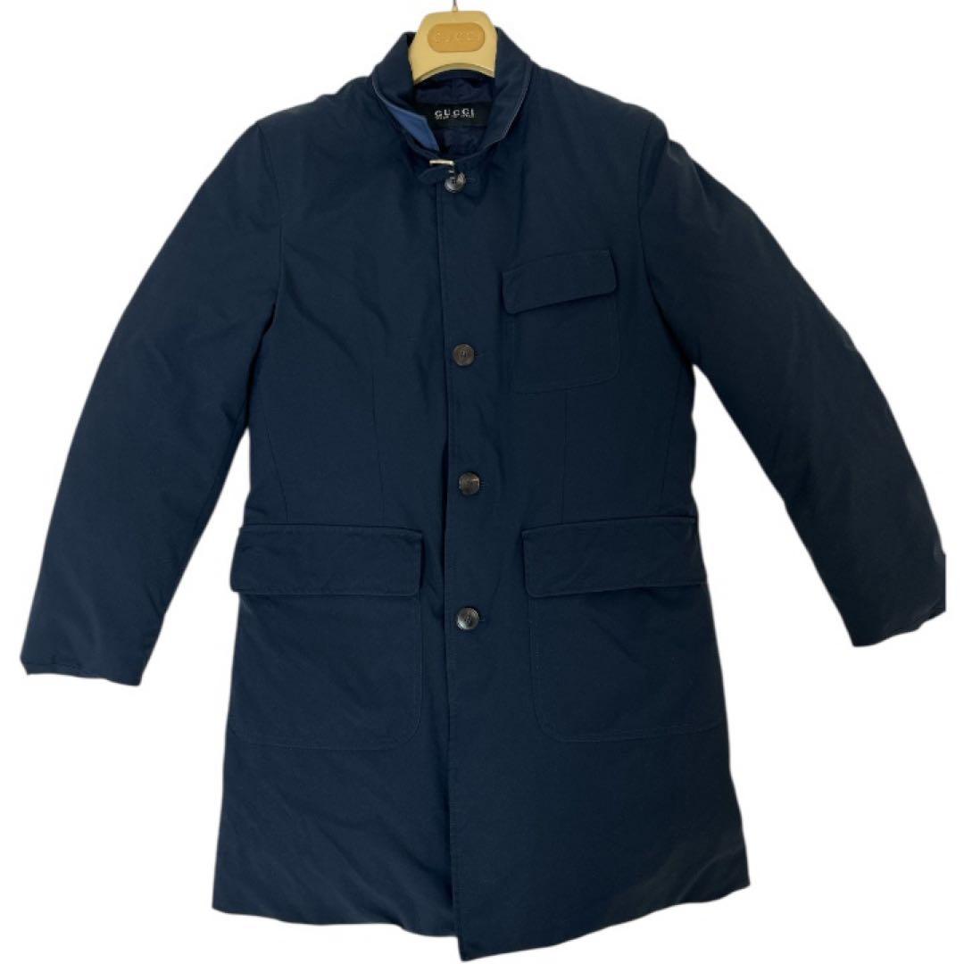 し*G様 GUCCI グッチ　ダウンコート　スタンドカラー　襟付き　3ポケット