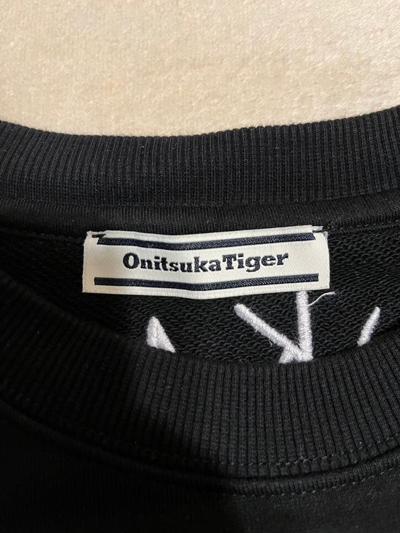 Onitsuka Tiger ブラック スウェットトレーナー
