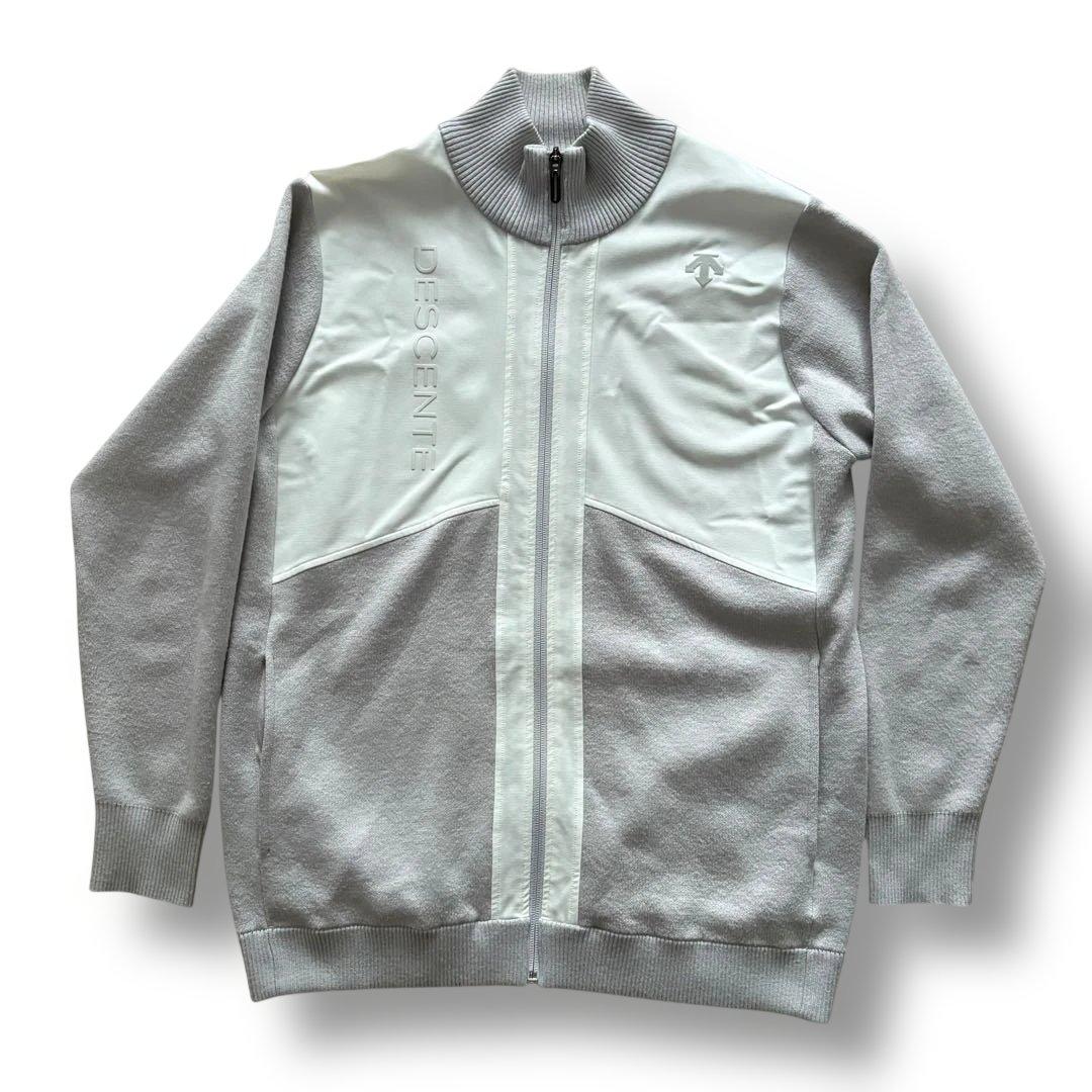 DESCENTE GOLF フルジップ ハイブリッド ストレッチ セーター M