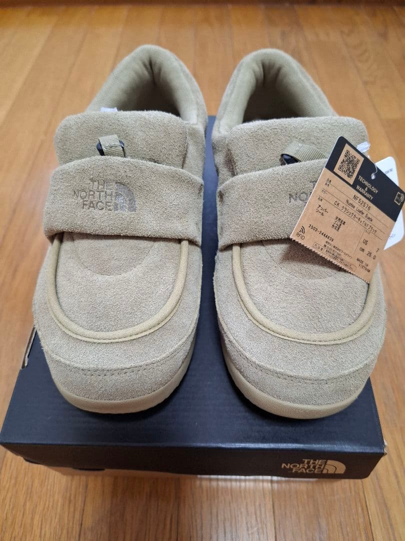 靴 THE NORTH FACE Nuptse Loafer Suede US 7