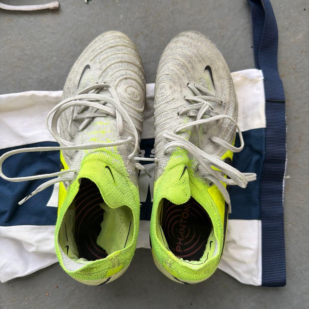 Nike Phantom サッカーシューズ グレー/イエロー