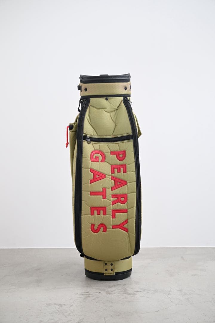 ‼️廃盤‼️パーリーゲイツ キャディバッグ ナイロン カーキ ‼️ヴィンテージ‼️