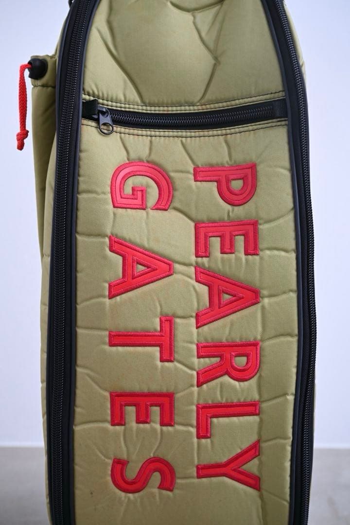 ‼️廃盤‼️パーリーゲイツ キャディバッグ ナイロン カーキ ‼️ヴィンテージ‼️