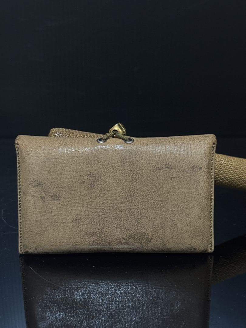 極上 江戸末期〜明治期 村田 純金 刻印 細密彫金 純金 煙管 莨入 K24