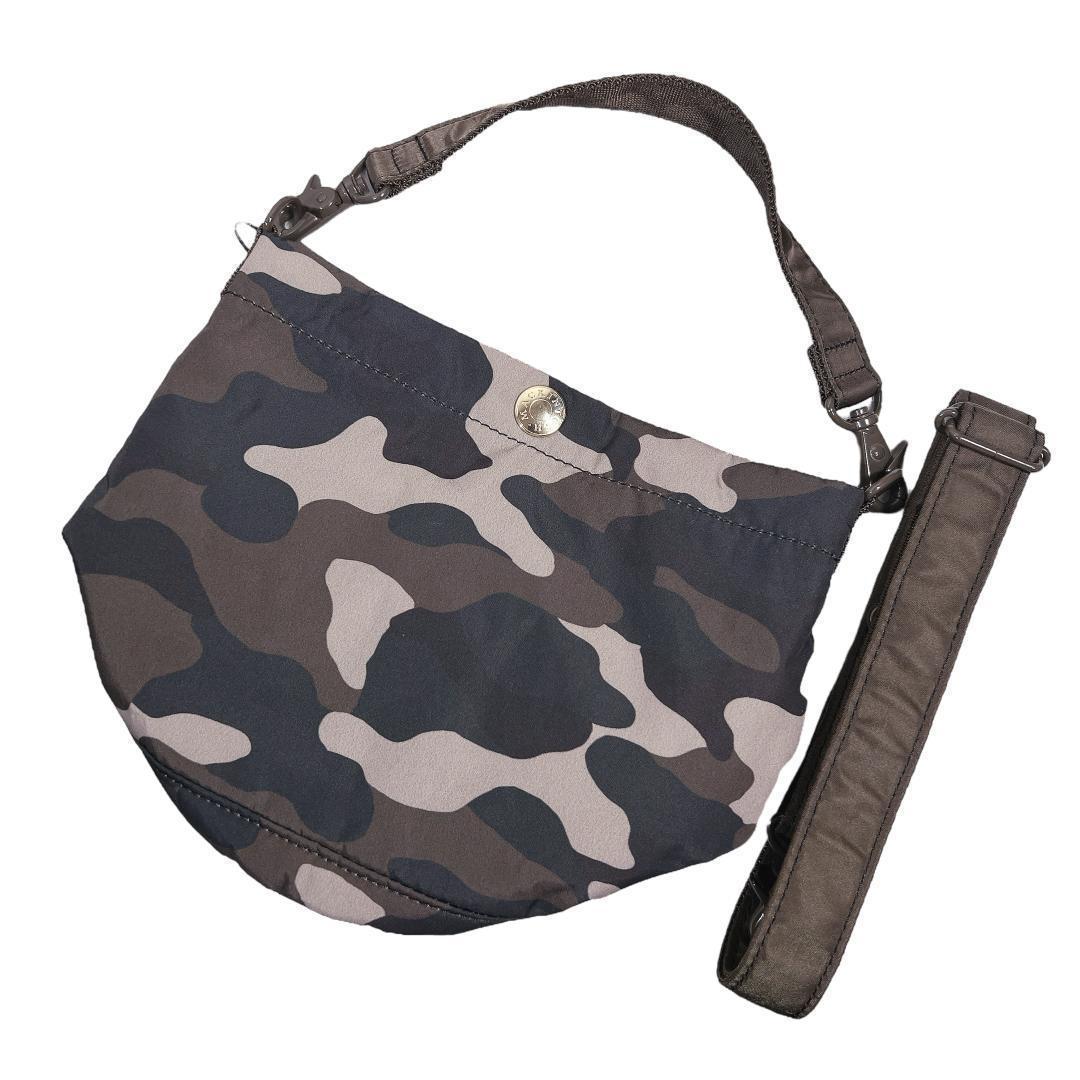 マッキントッシュ ポーター カモフラ 2WAYバケツバッグ 茶 黒 タンカー訳有