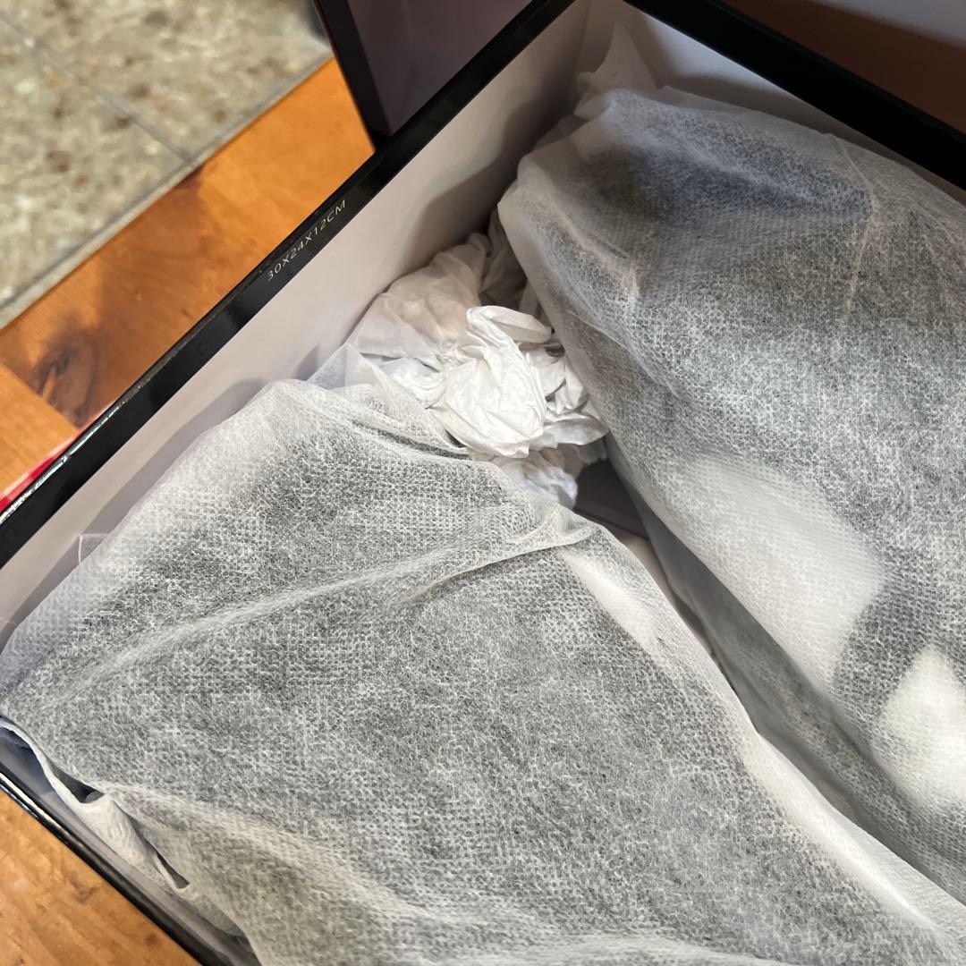 Candy Stripper ブラック バレエシューズ Lサイズ