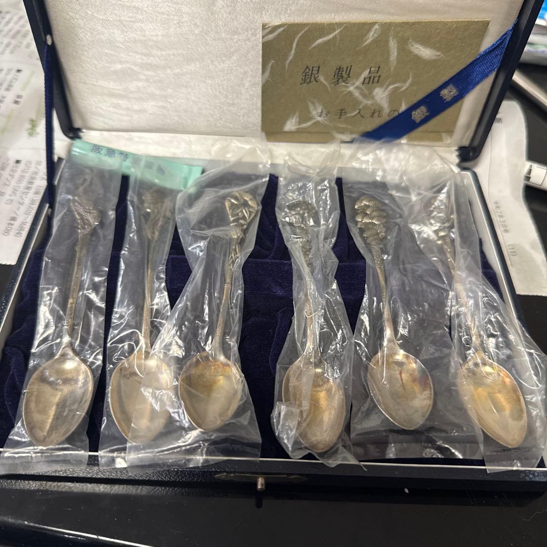 銀製スプーン　silver 950刻印