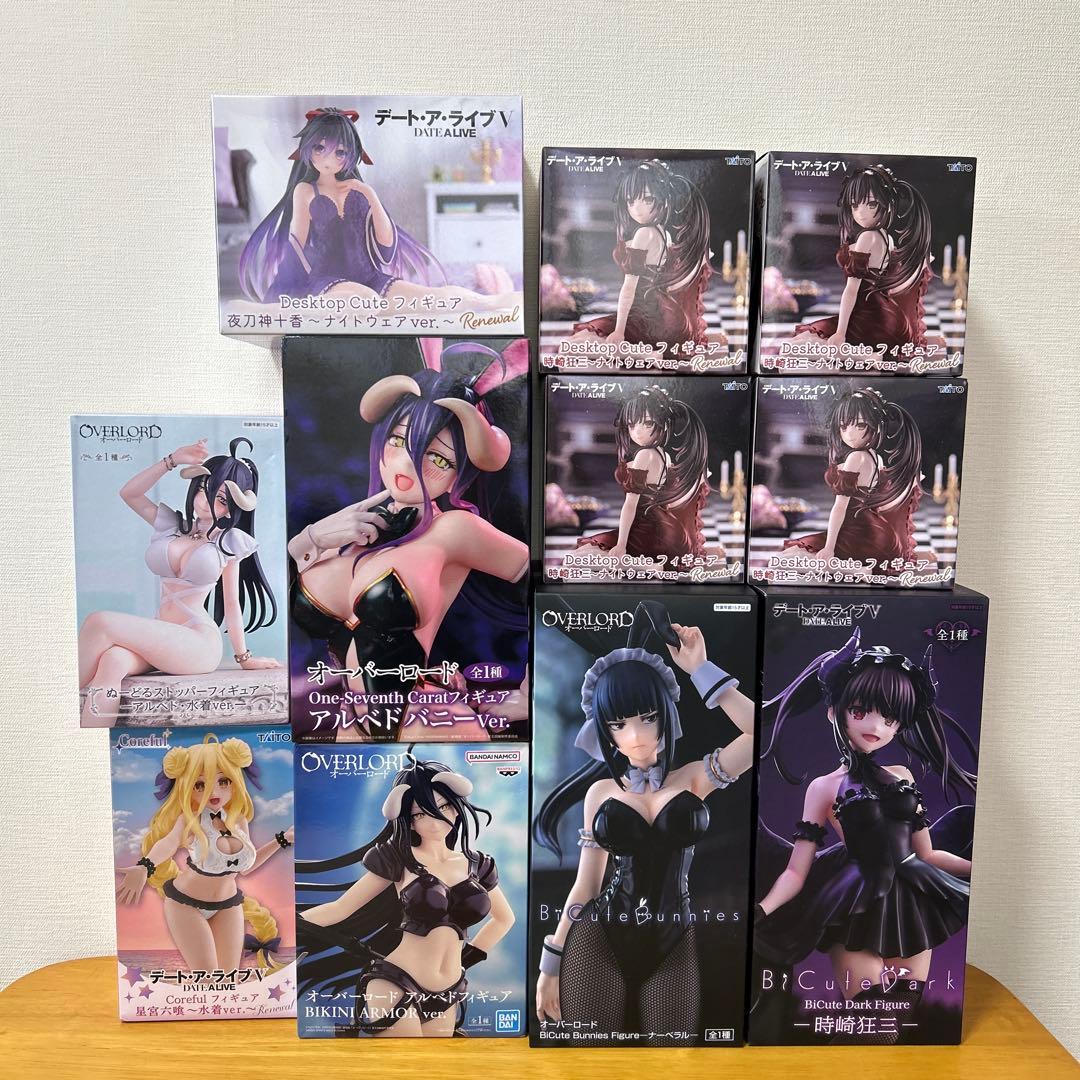 デートアライブ　オーバーロード　美少女　フィギュア　まとめ売り