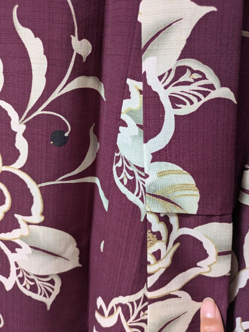 NICOLE 浴衣 ワインレッド