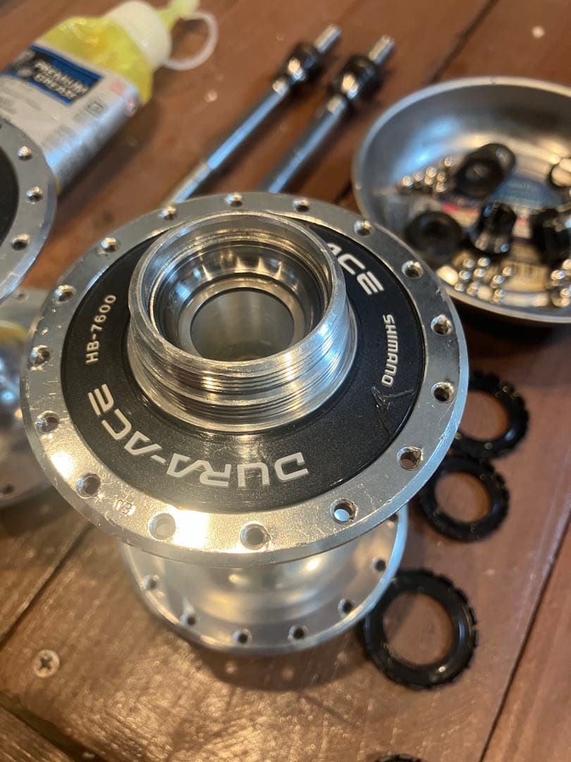 ピスト　 前後ホイールセット　デュラエース　H PLUS SON THE BOX