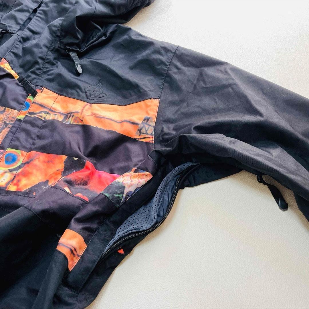 6734 ボルコム　ジャケット　スノボウェア　メンズ　ボーダー　アニマル柄