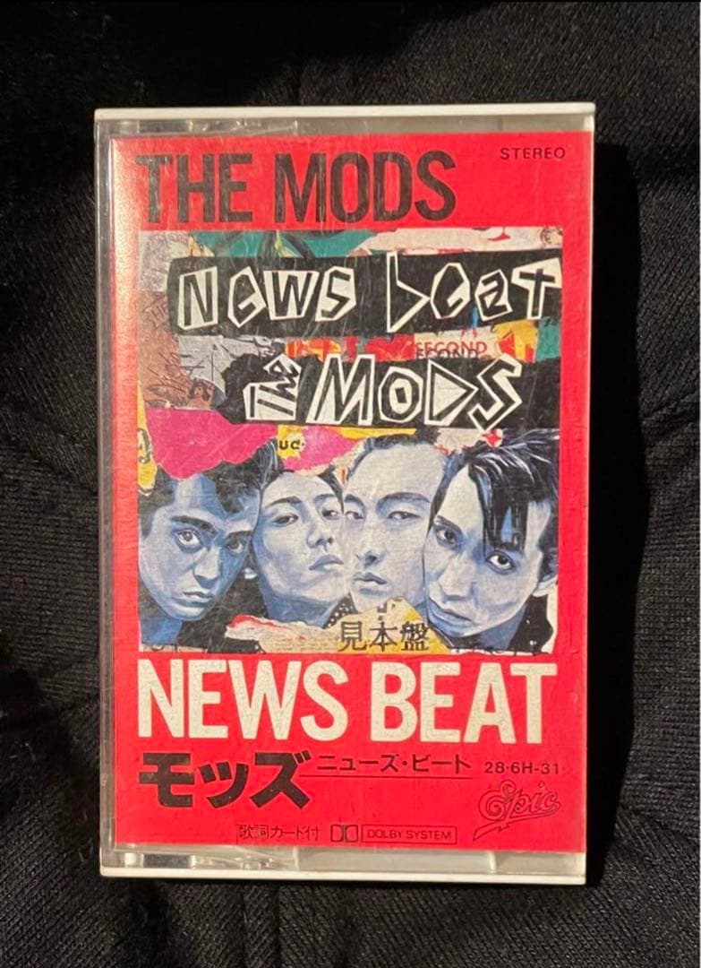 【THE MODS モッズ NEWS BEAT カセットテープ】