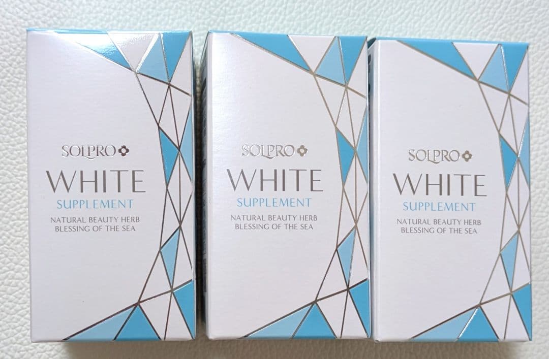 ソルプロプリュスホワイト (飲む日焼け止め)　30粒入× 3箱