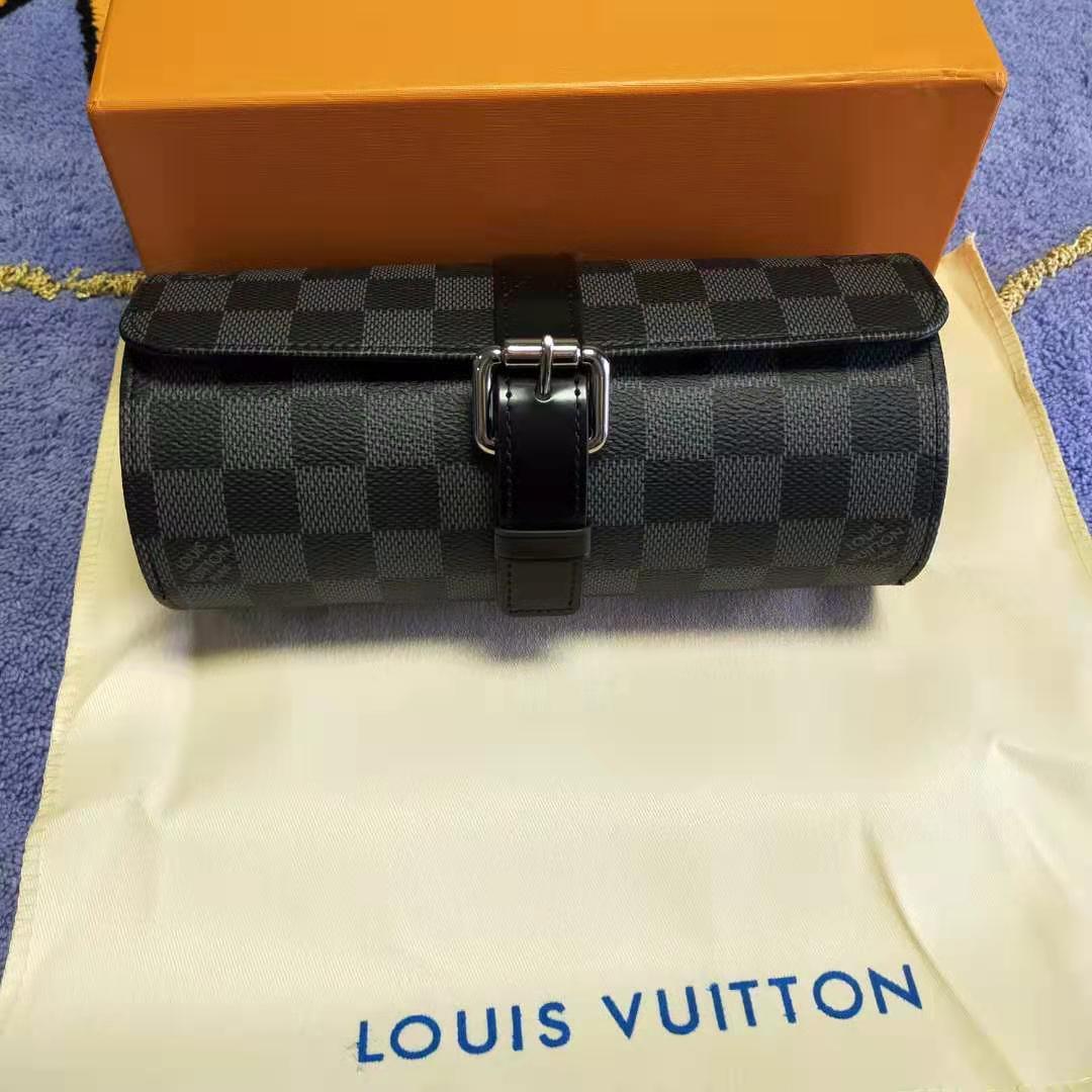 【美品】ルイヴィトンモノグラム エテュイ 3モントルウォッチケース