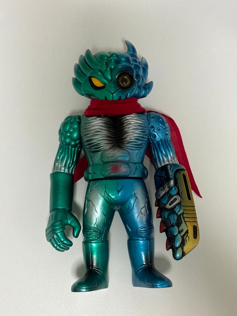 隼*丸様 ソフビ　真頭玩具　リアルヘッド　フェイオスマン