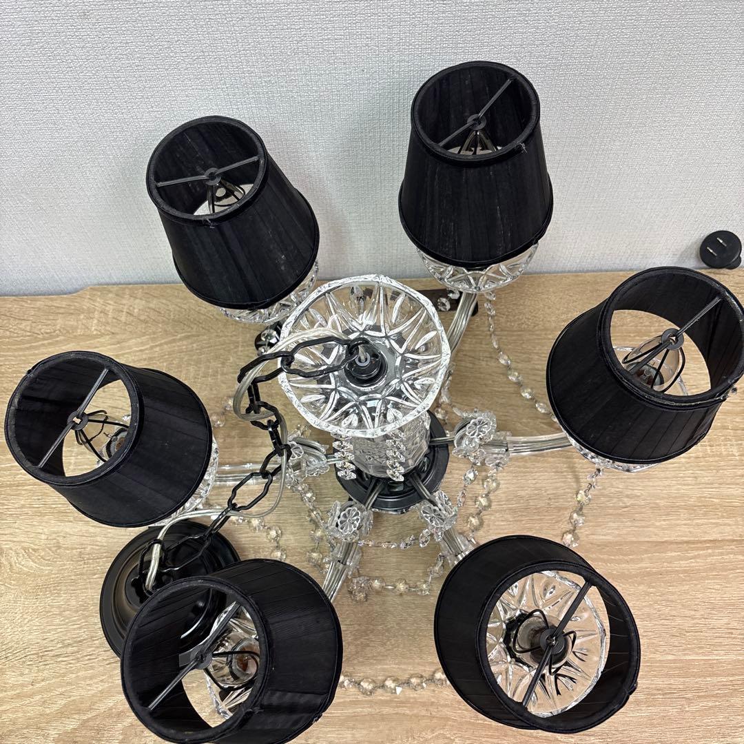 クリアシャンデリア 照明 大塚家具 08年製