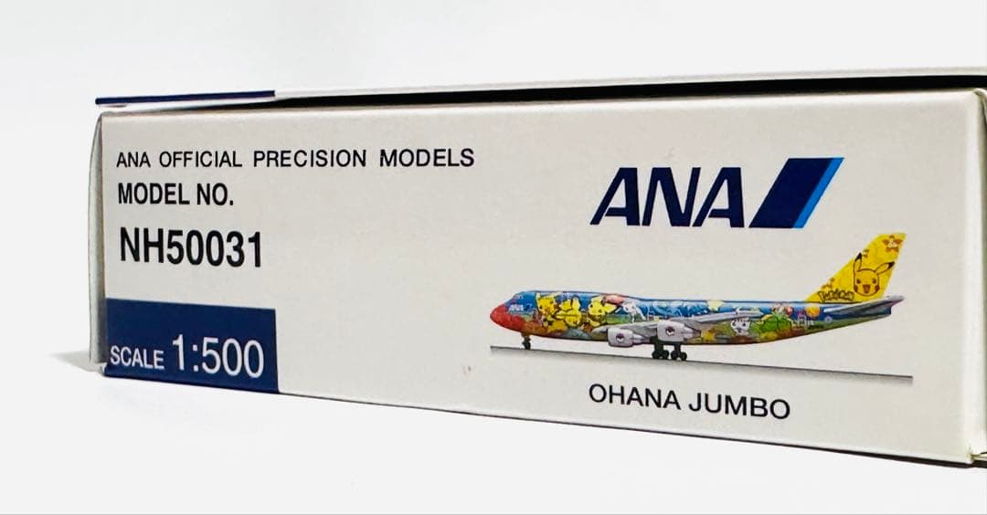 全日空商事 1/500 ANAポケモンジェット B747-400 NH50031