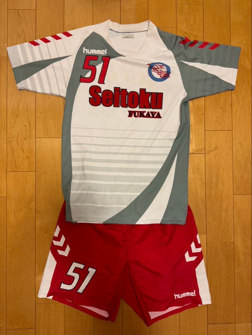 成徳深谷高校サッカー部 ユニフォーム 全セット アップ着付き