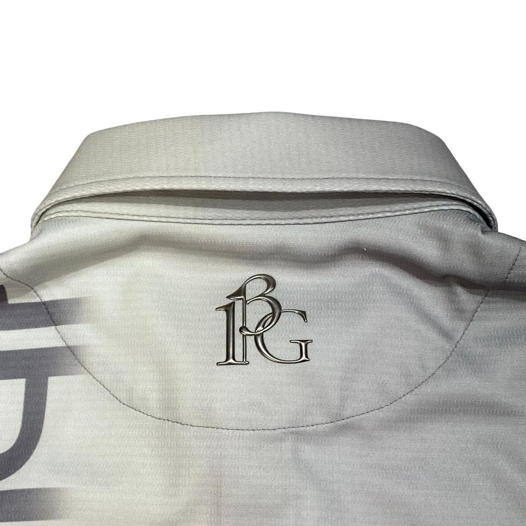 ウノピュウノウグァーレトレ 半袖 ポロシャツ M ゴルフ ホワイト グレー