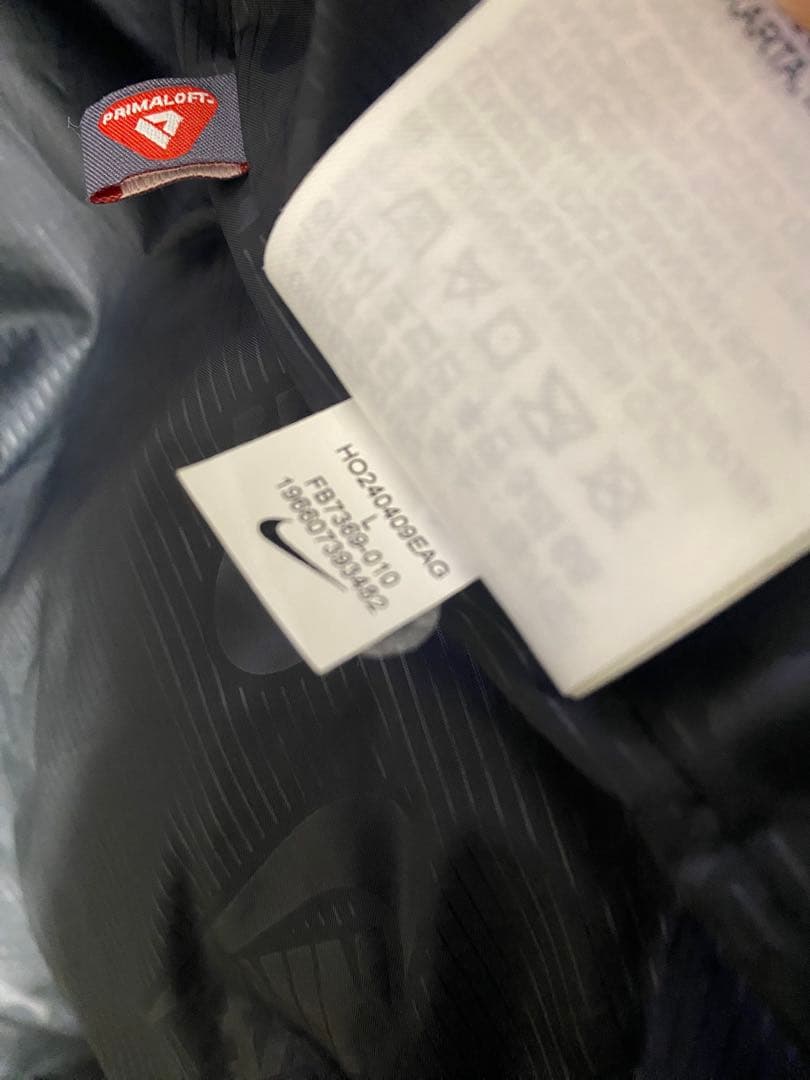 Nike ブラック 中綿ダウンジャケット ヌプシ 【美品】