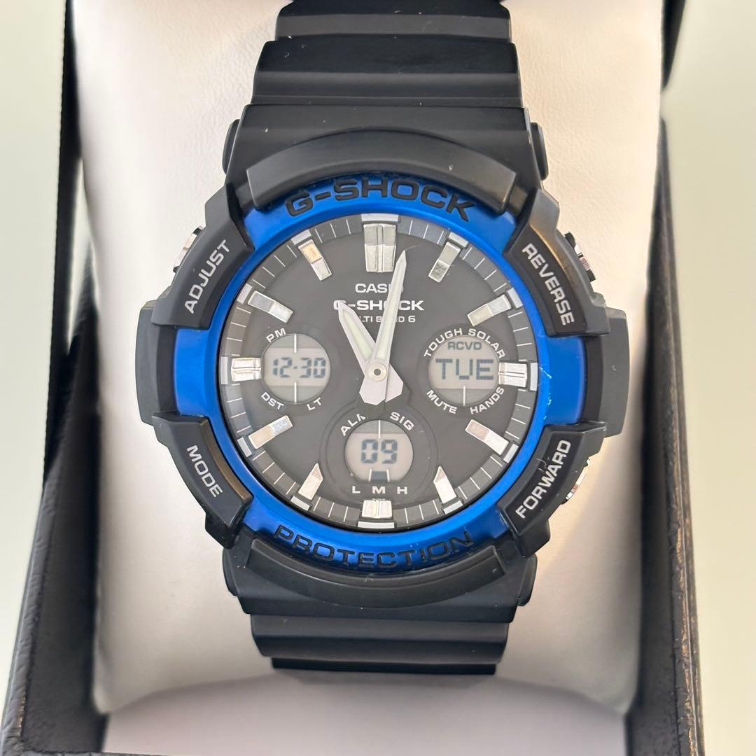 CASIO G-SHOCK GAW-100B-1A2JF 電波ソーラー　腕時計