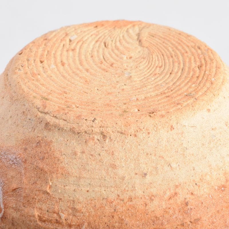 茶道具　萩焼　金子信彦作　茶入　仕覆付　共箱　V　8861