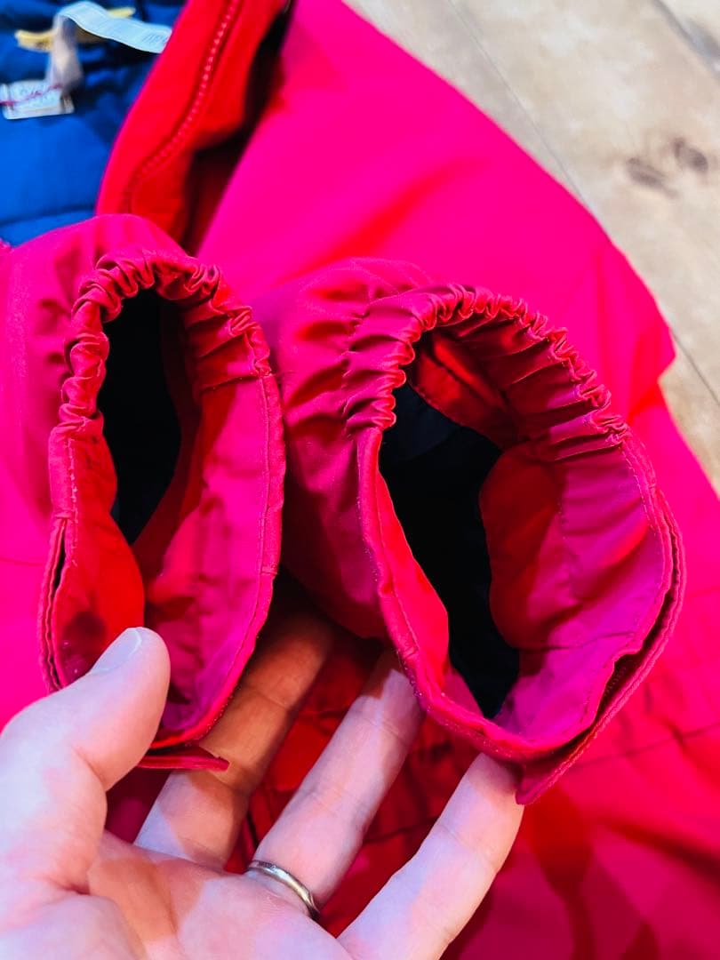 montbell 子ども用スキーウェア 100cm レッド