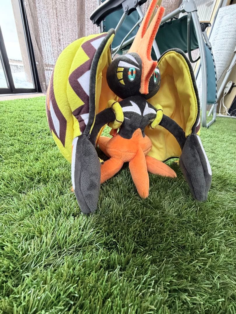 【全てタグ付】ポケセン限定レア3体セット（イーブイ・カプコケコ・ミニリュウ）