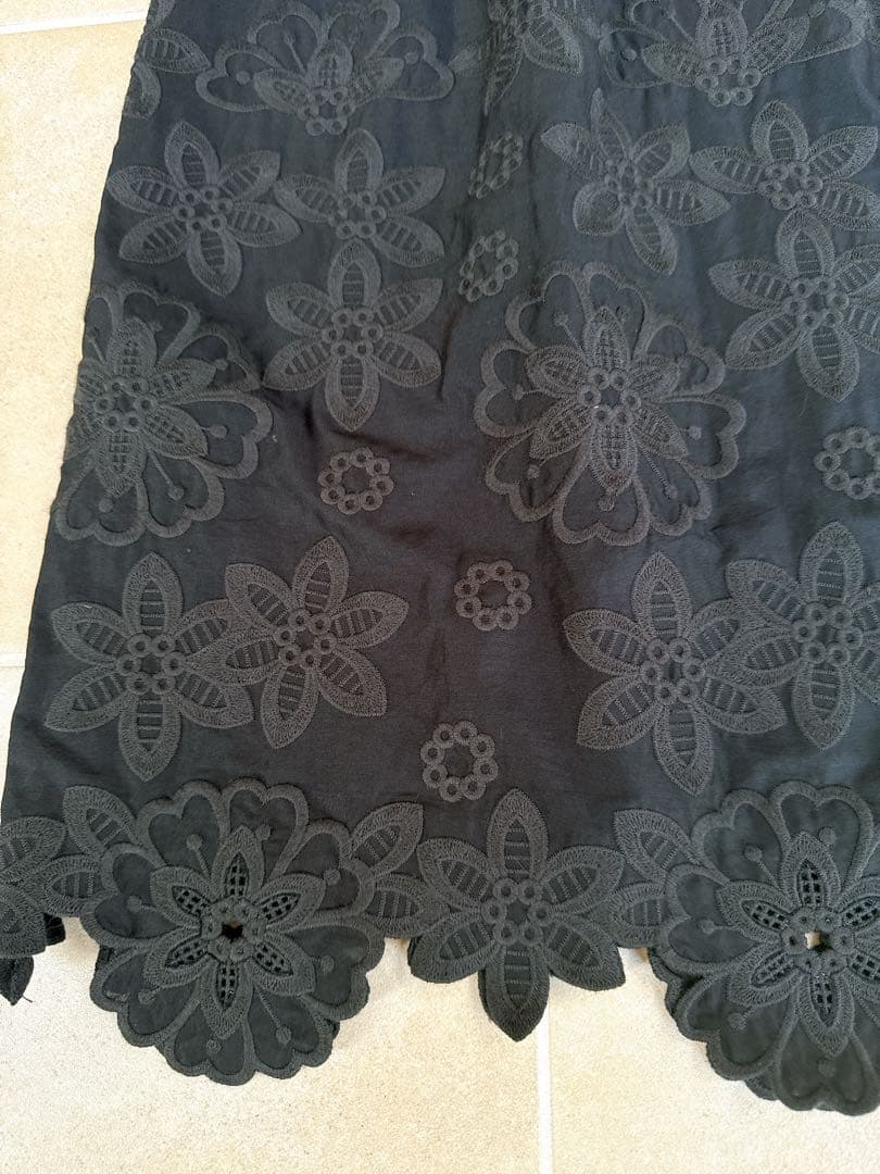 ケイトスペード　黒ワンピース