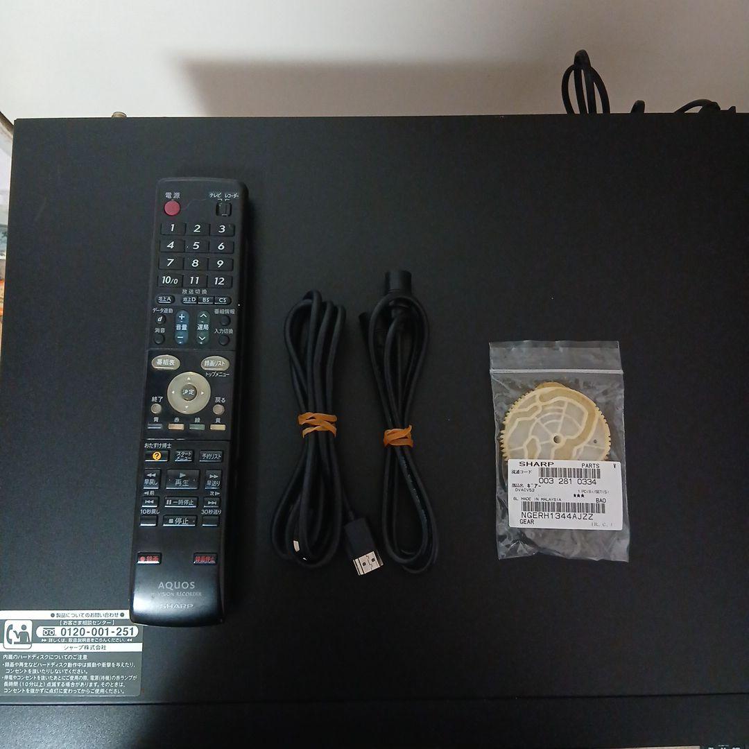 ①SHARP AQUOS DV-ACV52 VHS DVD HDDレコーダー