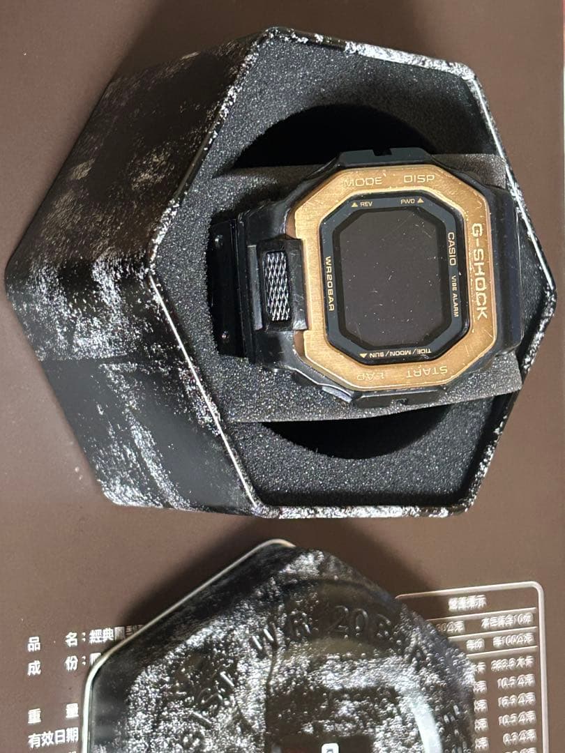 G-SHOCK GBX-100NSブラック/ゴールド